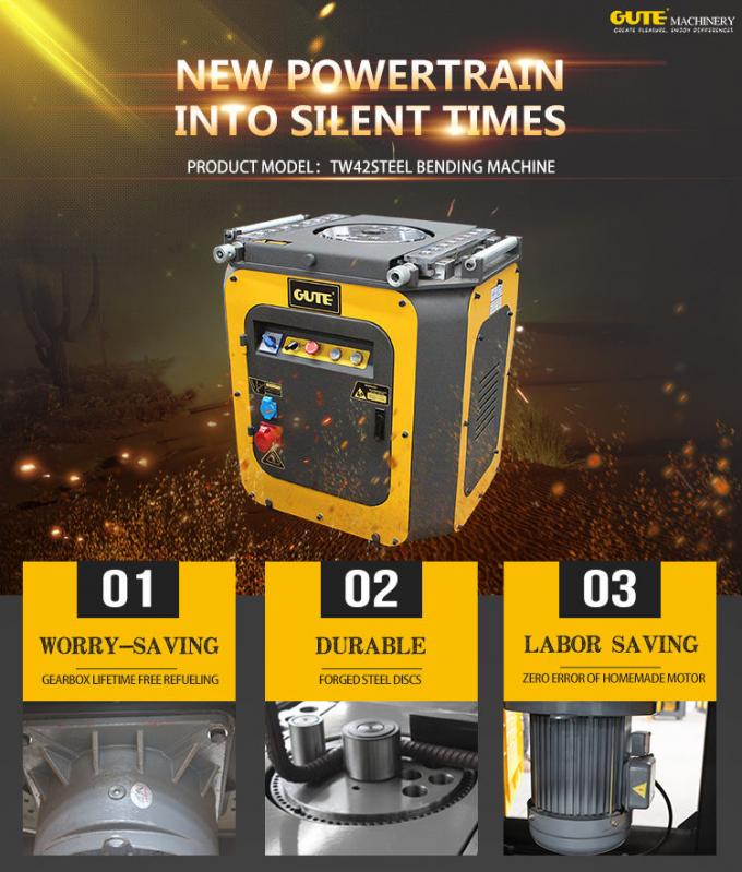 450N/MM2 स्वचालित स्टील बार बेंडर 810*760*860mm 370kg 0