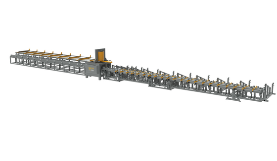 हाइड्रोलिक सीएनसी स्वचालित बाल काटना लाइन मशीन 30m × 5m × 3m