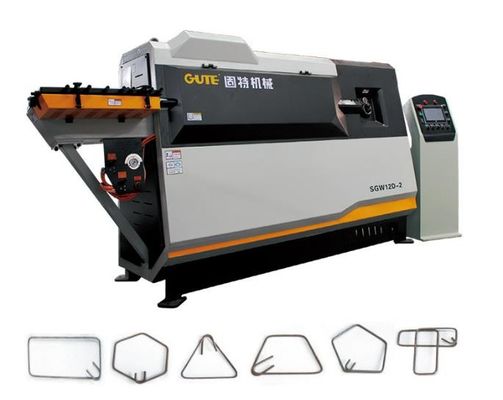 द्विदिश रेबार स्वचालित रकाब झुकने मशीन 380V 60Hz